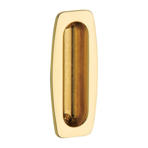3 1/2" Recessed Pull in Polished Brass