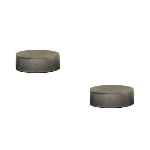Button Tip Door Hinge Finial For Square Hinges (Sold as a Pair) in PVD Graphite Nickel