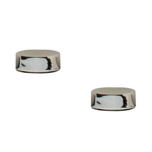 Button Tip Door Hinge Finial For Square Hinges (Sold as a Pair) in Polished Chrome