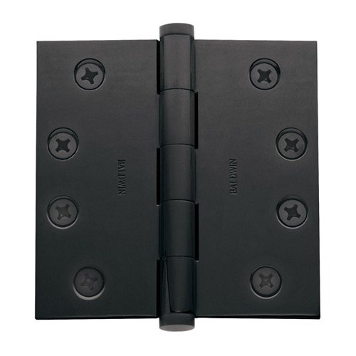 4" x 4" Square Corner Door Hinge with Non Removable Pin in Oil Rubbed Bronze (Sold Individually)