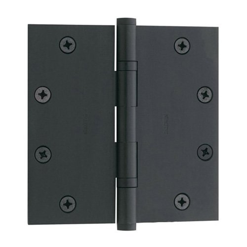 4" x 4" Ball Bearing Square Corner Door Hinge with Non Removable Pin in Oil Rubbed Bronze (Sold Individually)