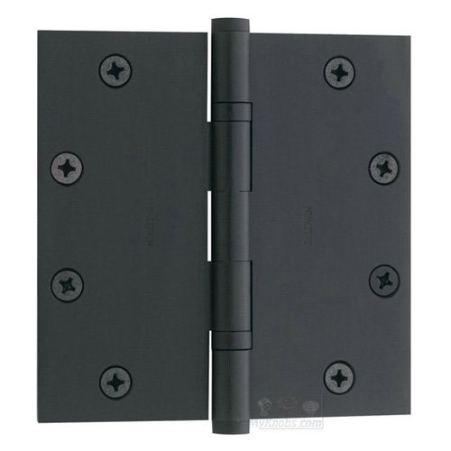 4 1/2" x 4 1/2" Ball Bearing Square Corner Door Hinge in Oil Rubbed Bronze (Sold Individually)