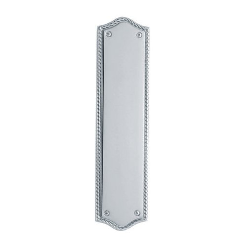 10 7/8" x 2 3/4" Bristol Push Plate in Polished Chrome