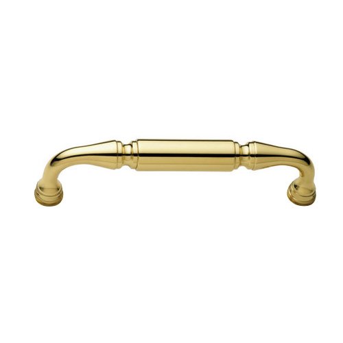 8" Centers Richmond Surface Mounted Door Pull in Lifetime PVD Polished Brass