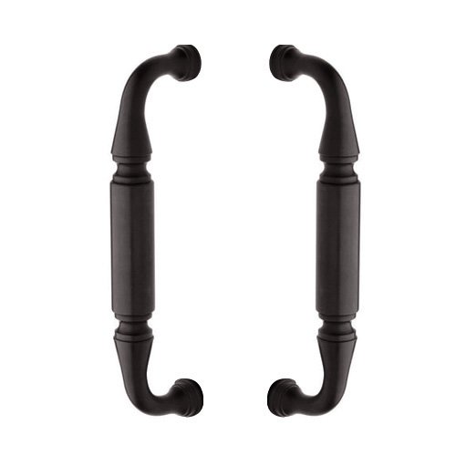 8" Centers Back to Back Door Pull in Satin Black