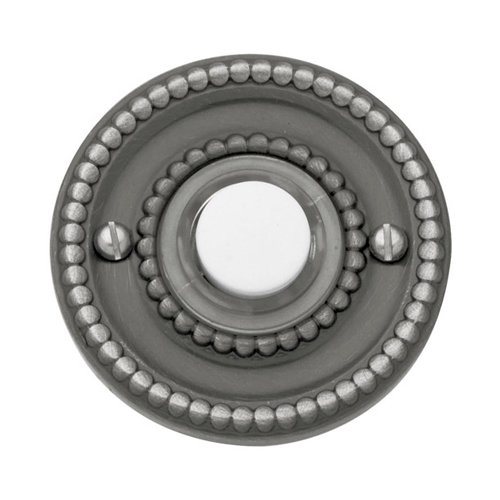 1 3/4" Beaded Bell Button in Antique Nickel
