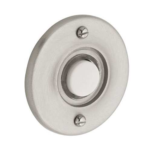 1 3/4" Round Bell Button in Lifetime PVD Satin Nickel