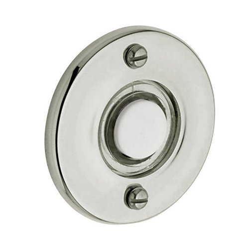 1 3/4" Round Bell Button in Polished Nickel