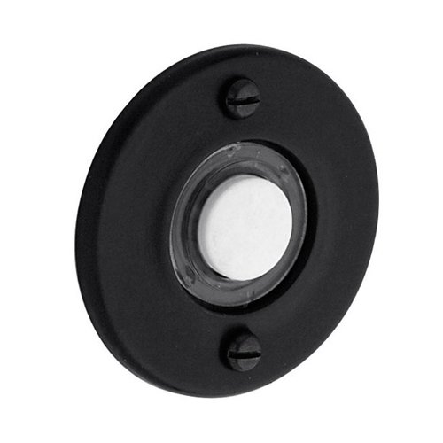 1 3/4" Round Bell Button in Satin Black