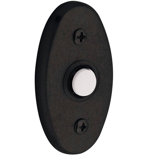 3" x 1 3/4" Oval Bell Button in Distressed Oil Rubbed Bronze