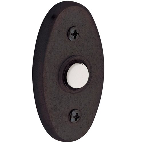3" x 1 3/4" Oval Bell Button in Distressed Venetian Bronze