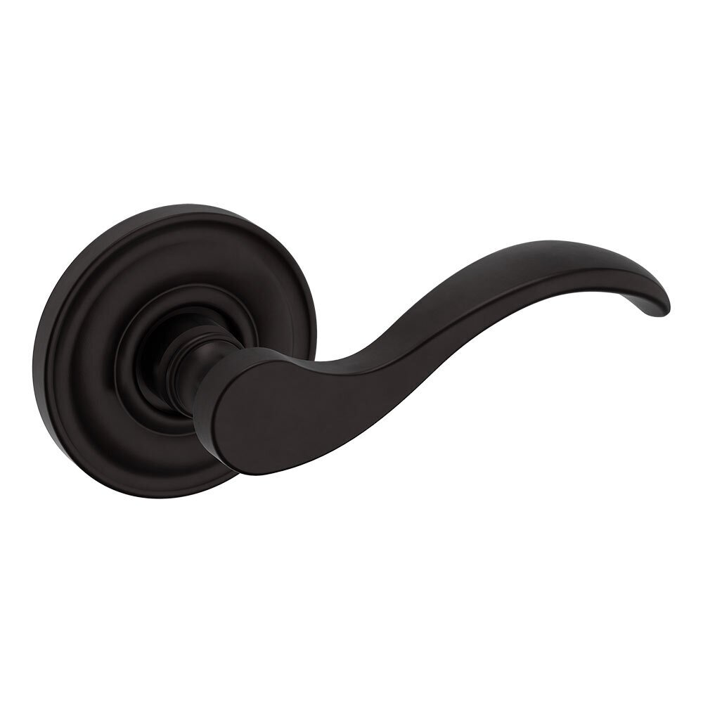 Dummy Set Door Lever with Classic Rose in Oil Rubbed Bronze