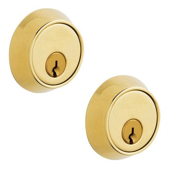 Double Cylinder Deadbolt in Lifetime PVD Polished Brass