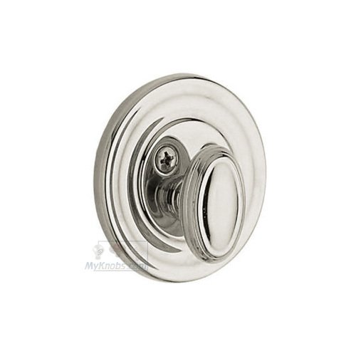 Patio (One-Sided) Deadbolt for Patio (One-Sided) Doors in Lifetime PVD Polished Nickel