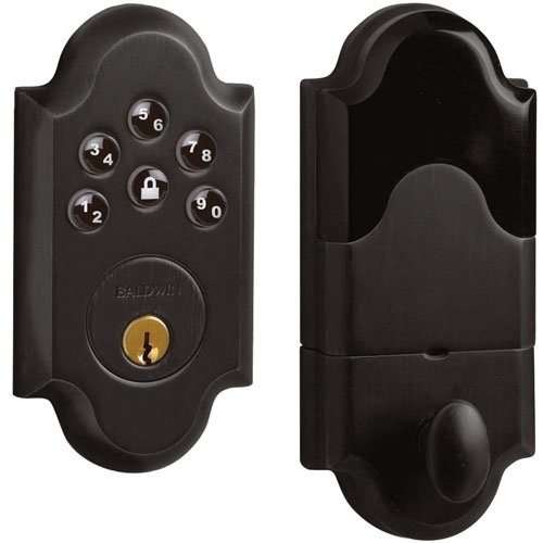 Single Cylinder Keyless Entry Electronic Deadbolt in Oil Rubbed Bronze