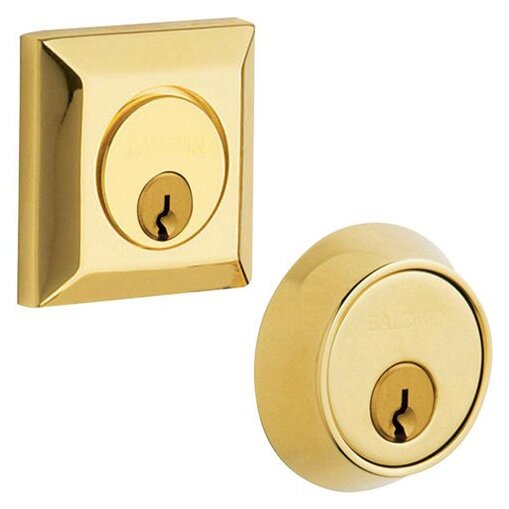 Double Cylinder Deadbolt in Lifetime PVD Polished Brass