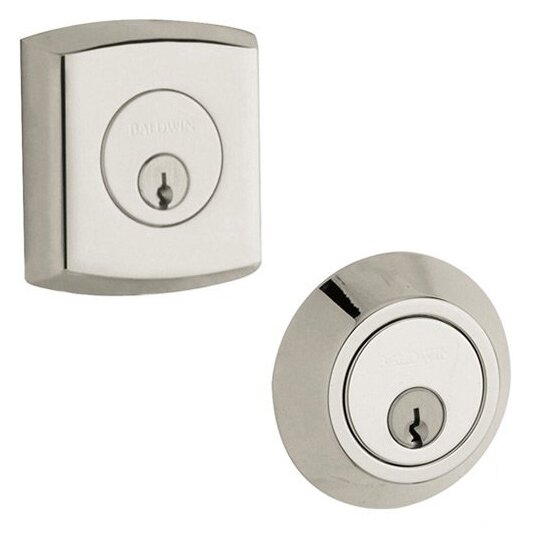 Double Cylinder Deadbolt in Lifetime PVD Polished Nickel