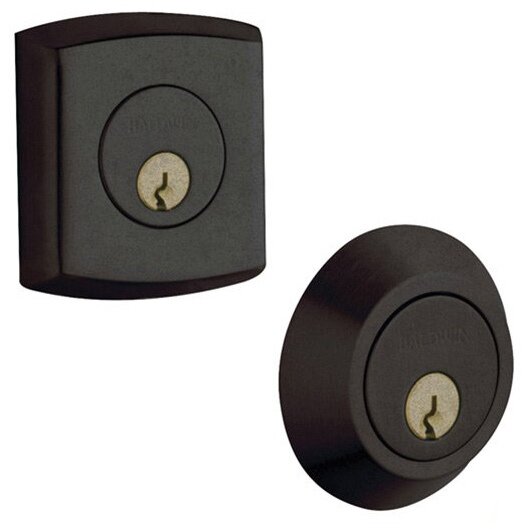 Double Cylinder Deadbolt in Distressed Oil Rubbed Bronze
