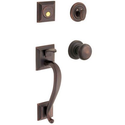Sectional Full Dummy Handleset with Classic Knob in Venetian Bronze