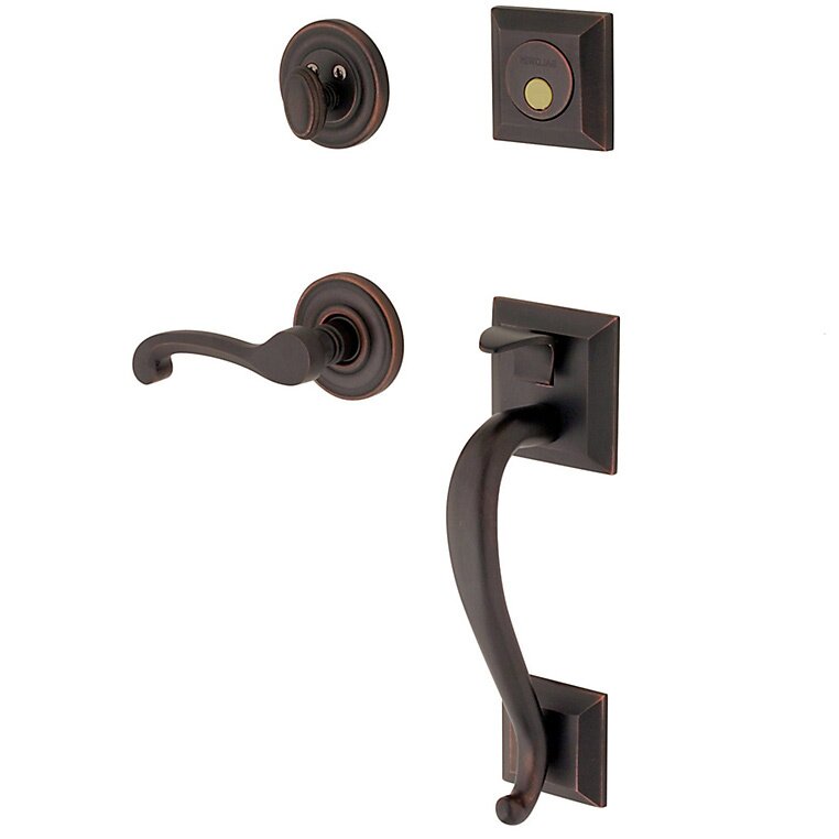 Sectional Right Handed Full Dummy Handleset with Classic Lever in Venetian Bronze