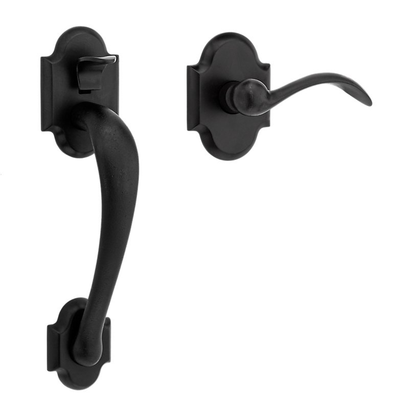 Left Handed Passage Handleset Kit in Distressed Oil Rubbed Bronze