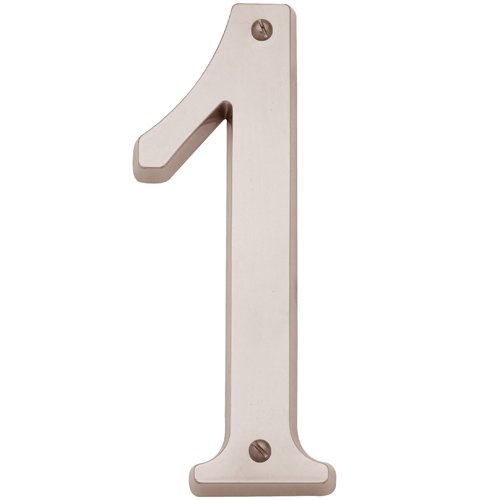 #1 House Number in Lifetime PVD Polished Nickel