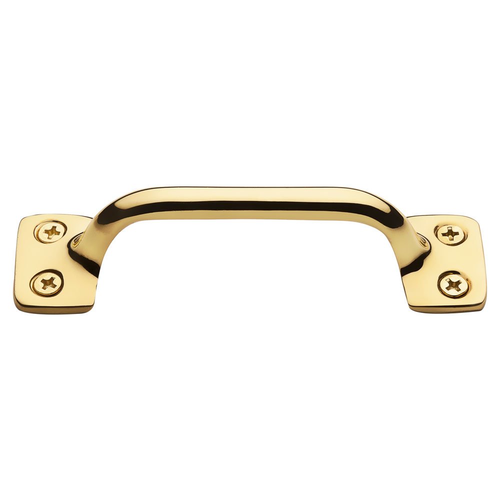 3 1/2" Centers Sash Lift Handle in Polished Brass