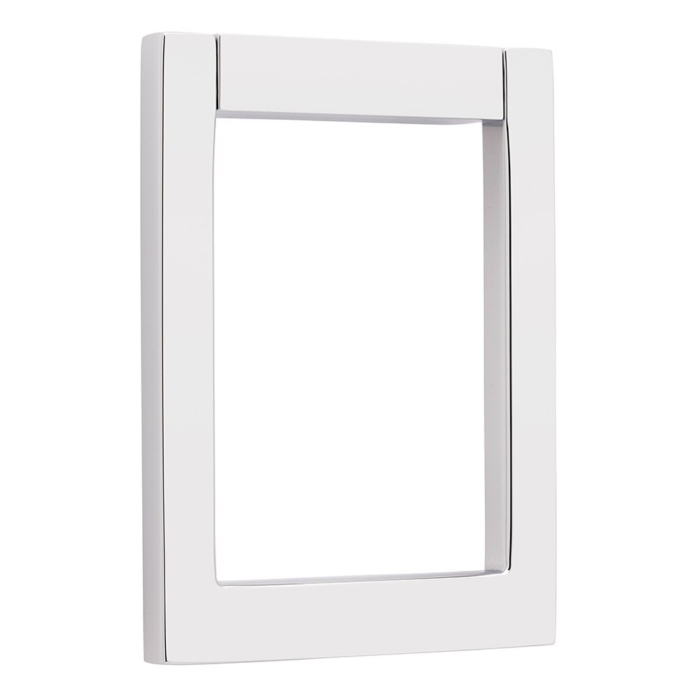 Contemporary Square Loop Door Knocker in Polished Chrome