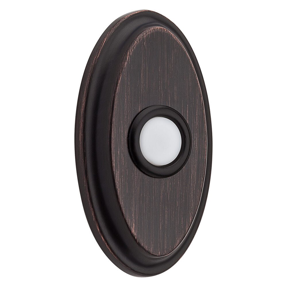 Oval Door Bell Button in Venetian Bronze