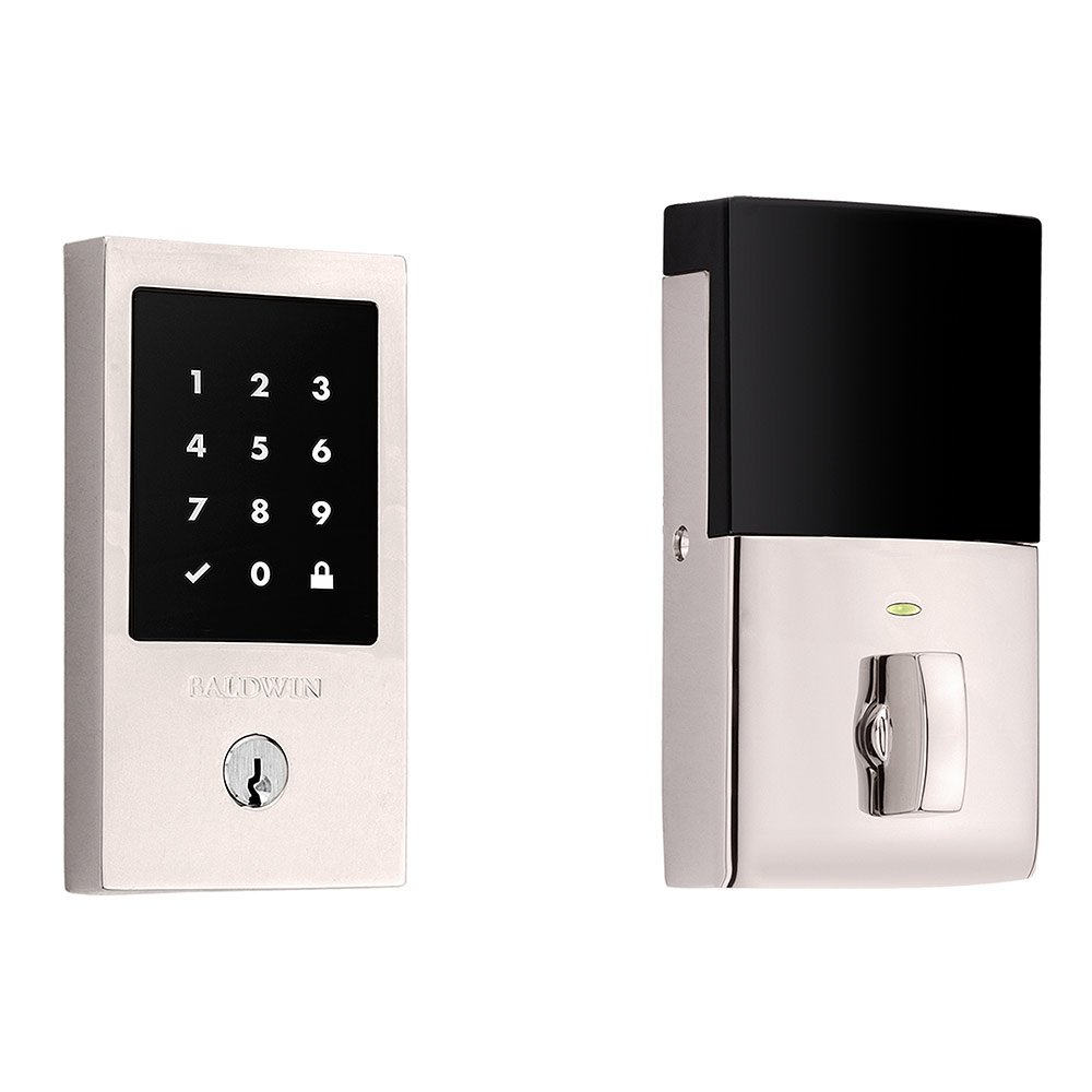 Minneapolis Touchscreen Deadbolt with Z-Wave in Lifetime (PVD) Polished Nickel