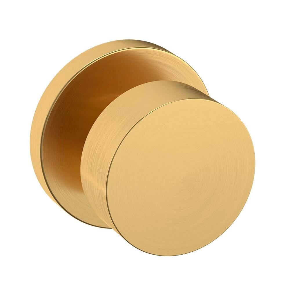 Passage 5055 Estate Knob with 5046 Rose in PVD Lifetime Satin Brass