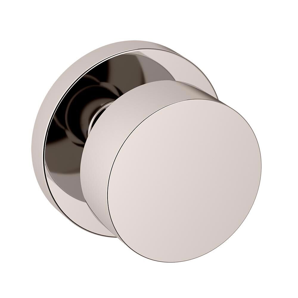 Single Dummy 5055 Estate Knob with 5046 Rose in Lifetime Pvd Polished Nickel