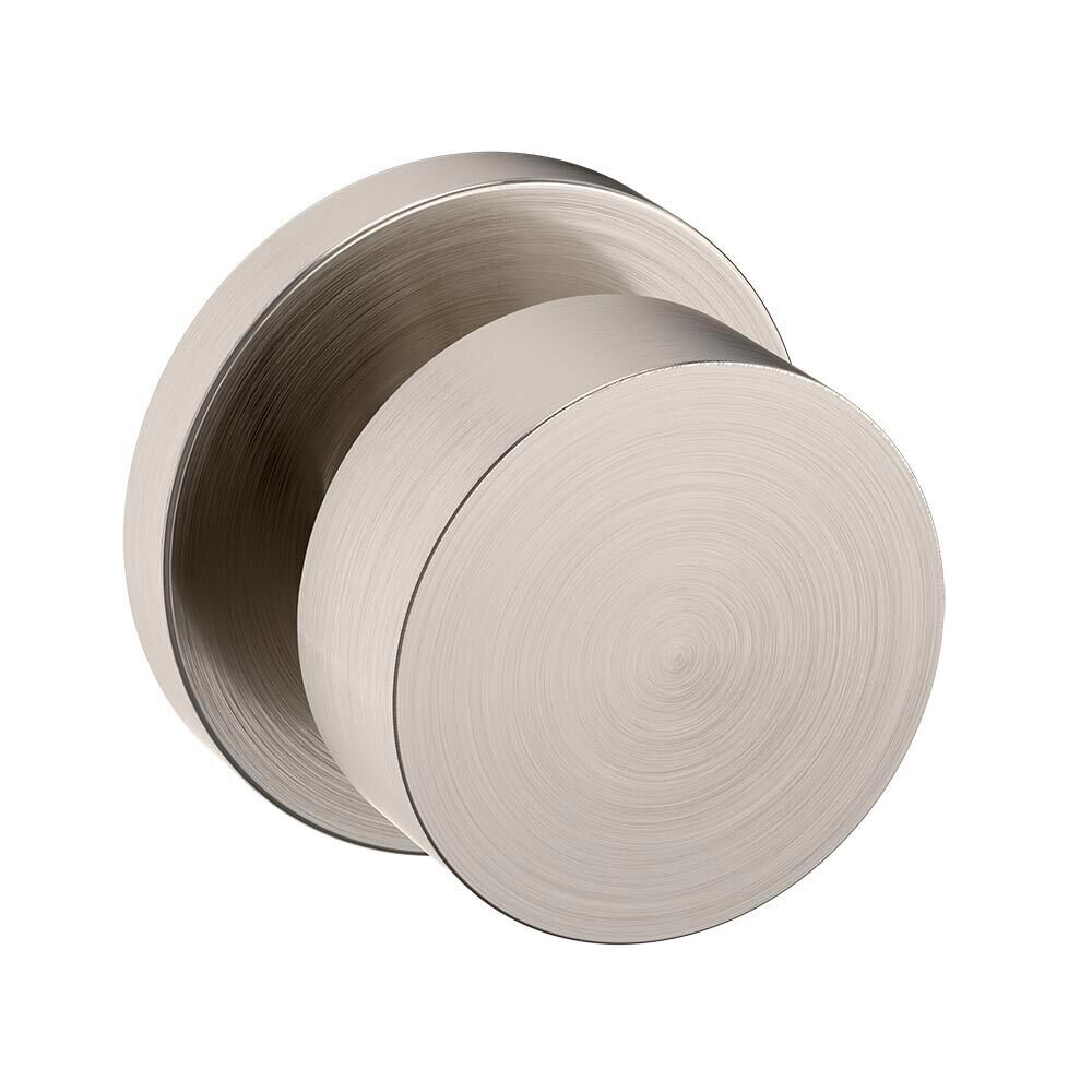 Passage 5055 Estate Knob with 5046 Rose in Lifetime Pvd Satin Nickel