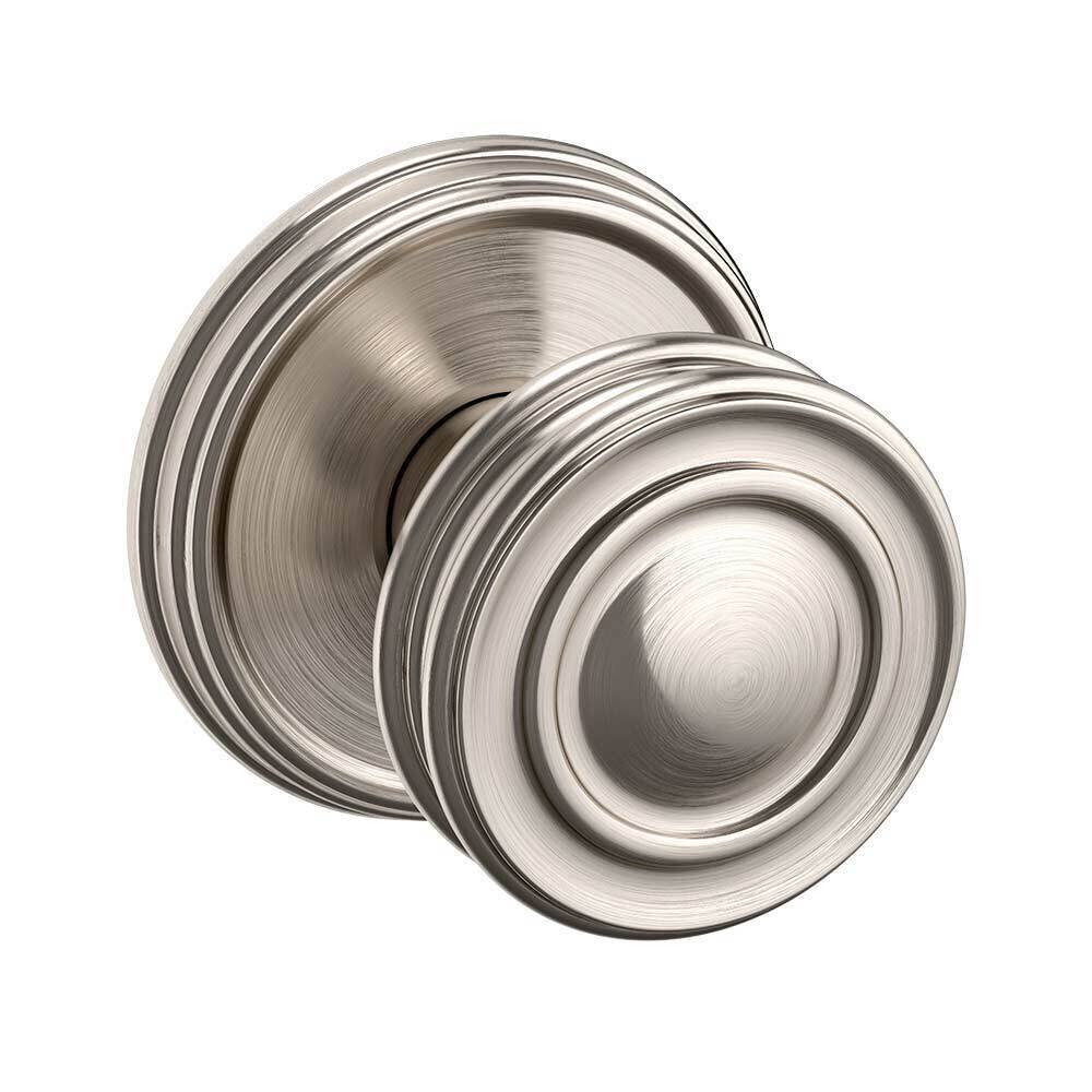 Passage 5066 Estate Knob with 5078 Rose in Lifetime Pvd Satin Nickel