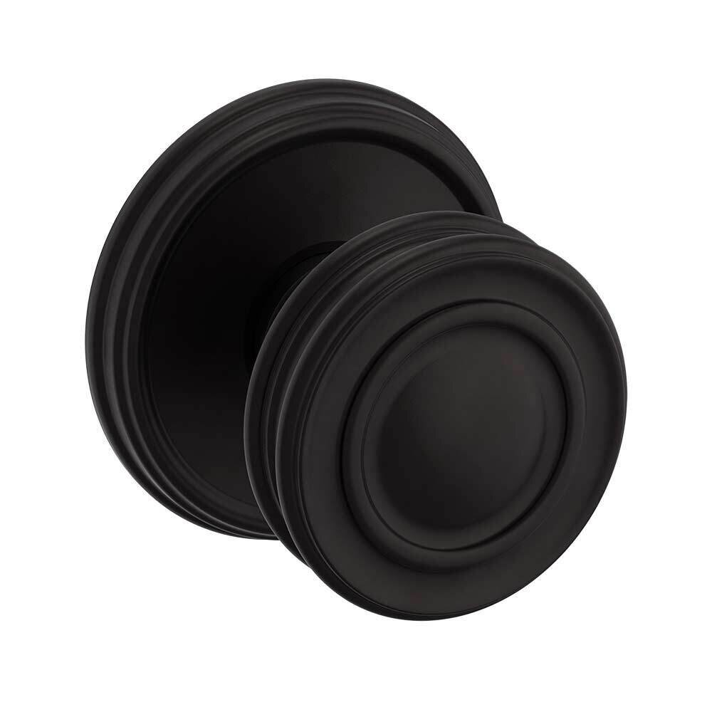 Single Dummy 5066 Estate Knob with 5078 Rose in Oil Rubbed Bronze