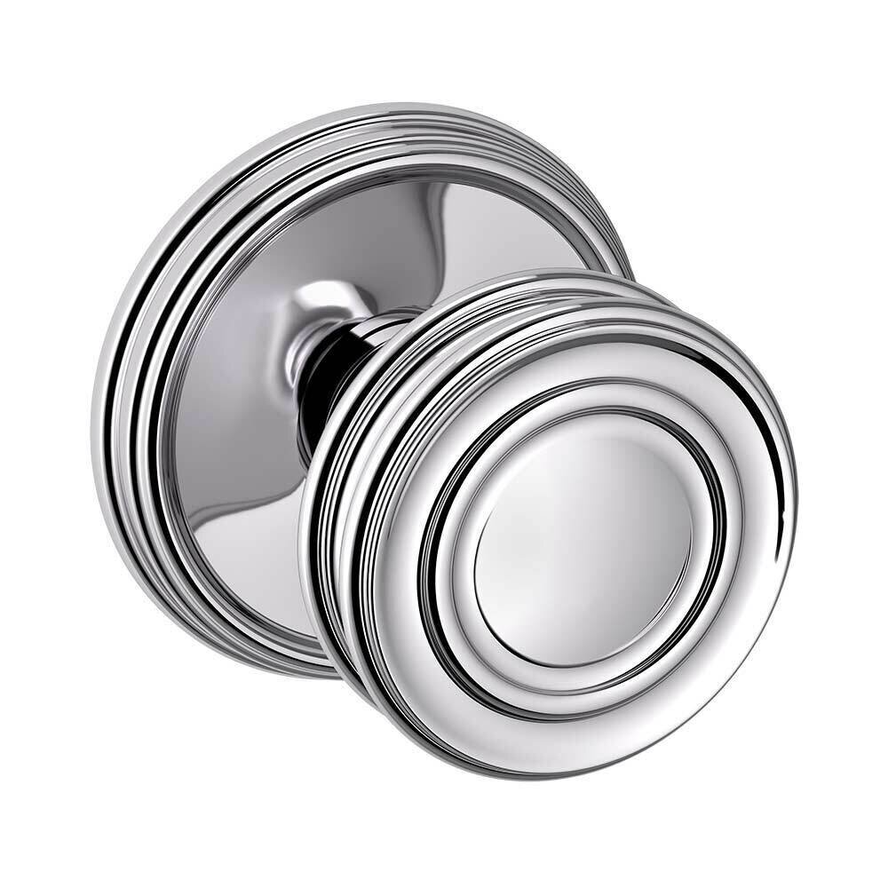 Passage 5066 Estate Knob with 5078 Rose in Polished Chrome