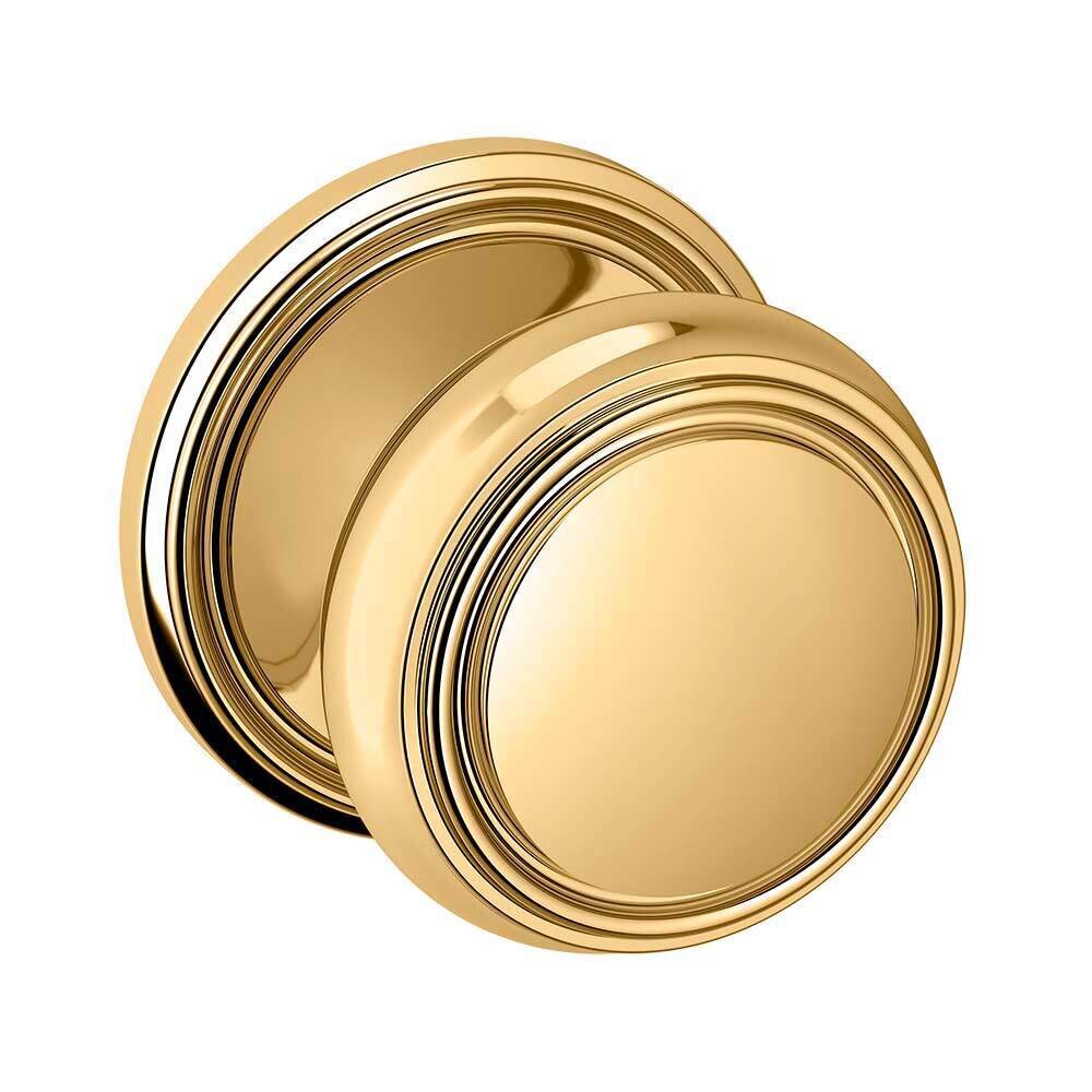 Single Dummy 5068 Estate Knob with 5070 Rose in Lifetime Pvd Polished Brass