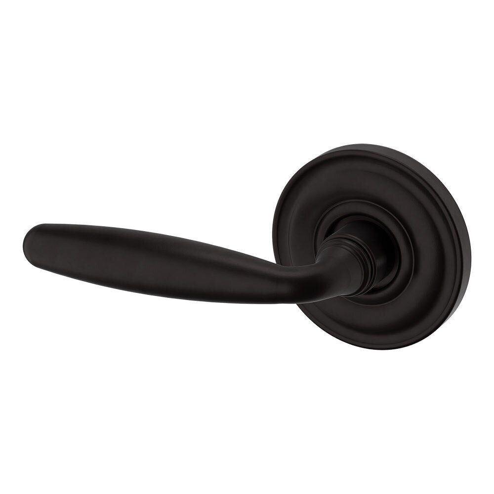 Single Dummy Left Handed 5106 Estate Lever with 5048 Rose in Oil Rubbed Bronze