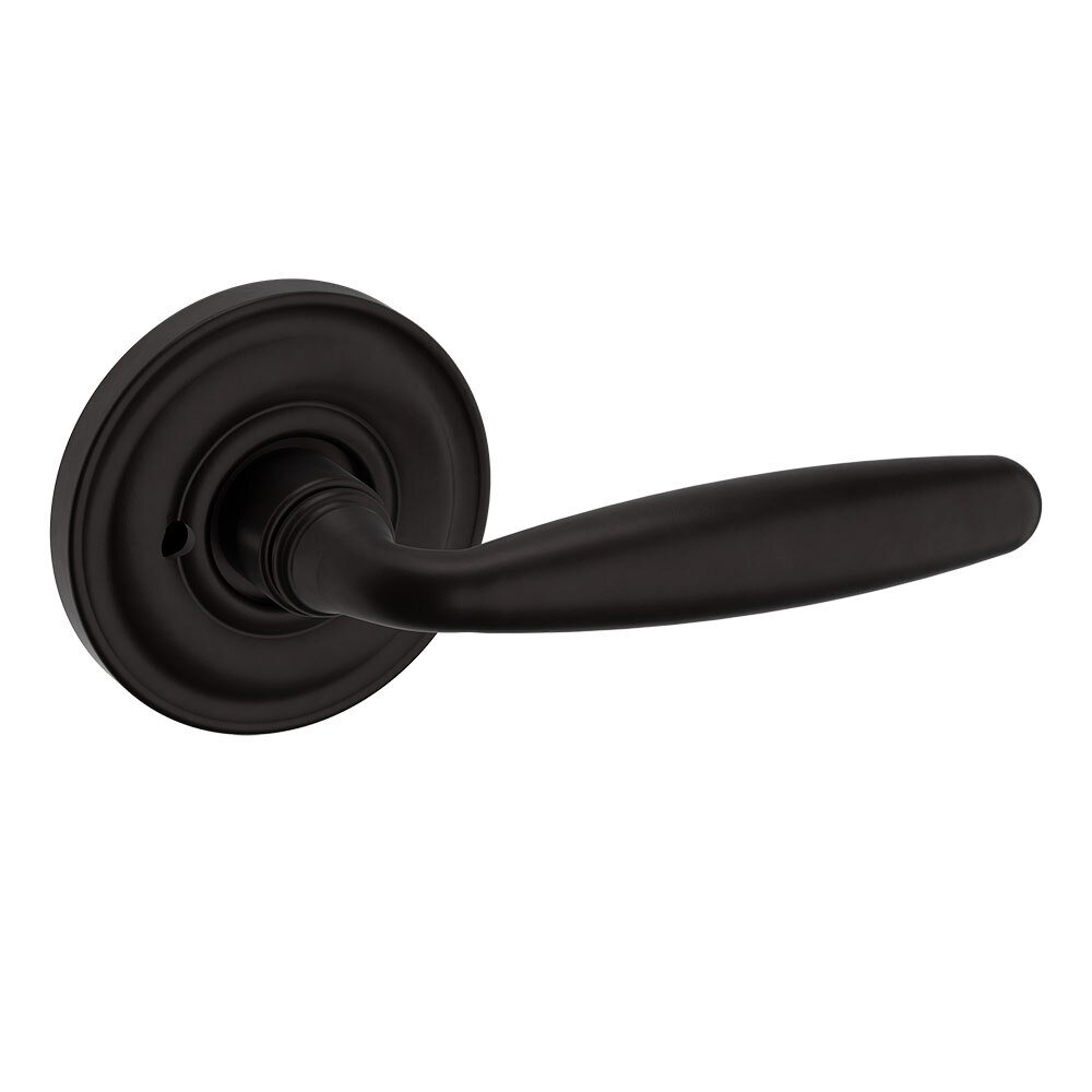 Privacy 5106 Estate Lever with 5048 Rose in Oil Rubbed Bronze