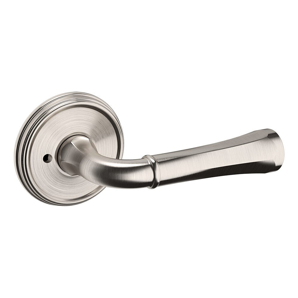 Privacy 5113 Estate Lever with 5078 Rose in Lifetime Pvd Satin Nickel
