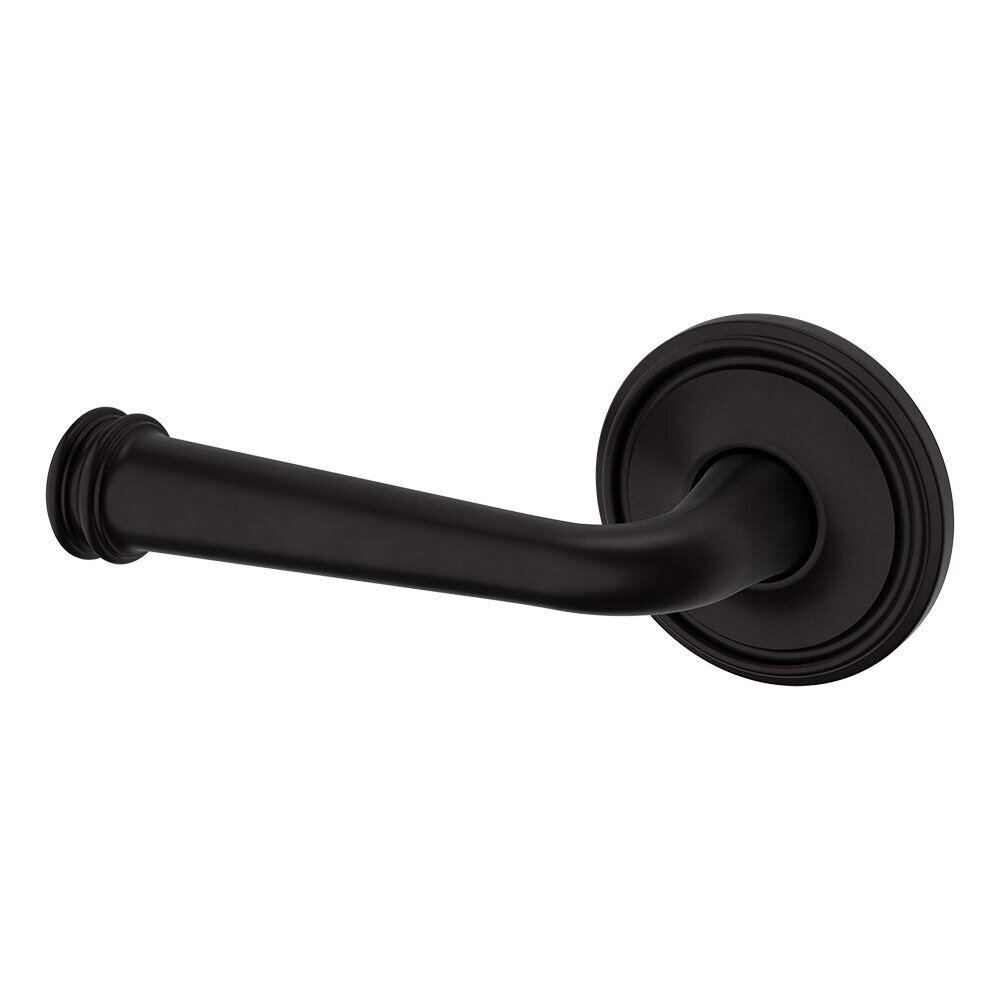 Single Dummy Left Handed 5116 Estate Lever with 5070 Rose in Oil Rubbed Bronze
