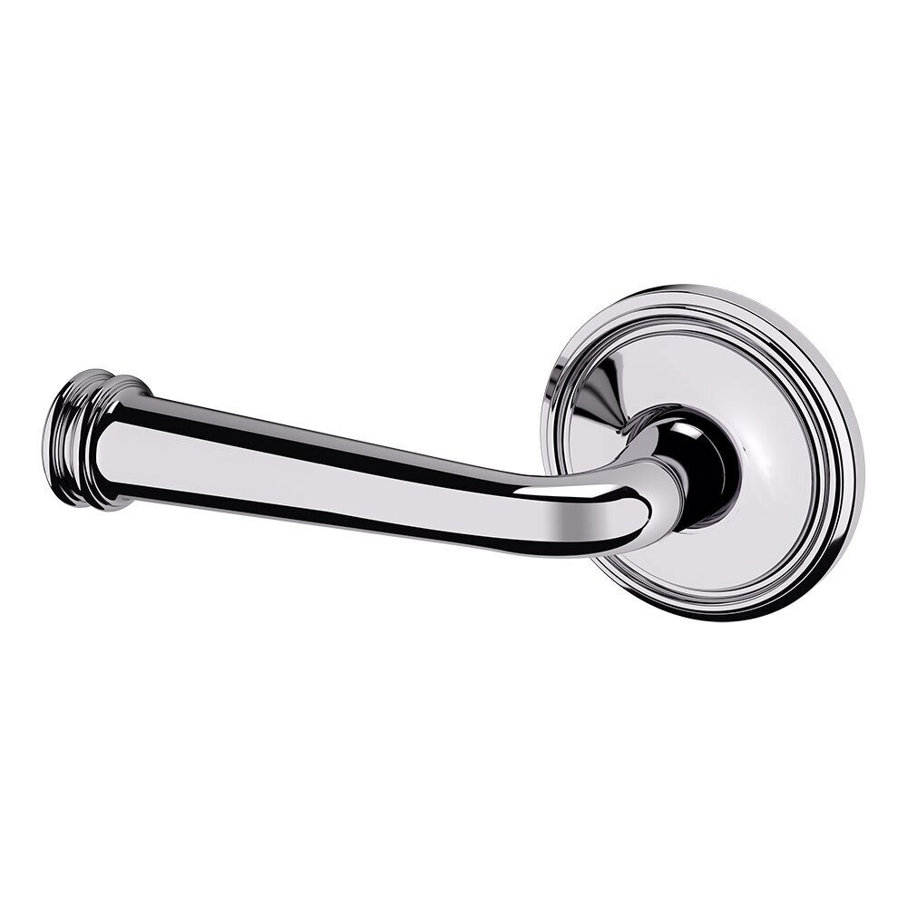 Single Dummy Left Handed 5116 Estate Lever with 5070 Rose in Polished Chrome