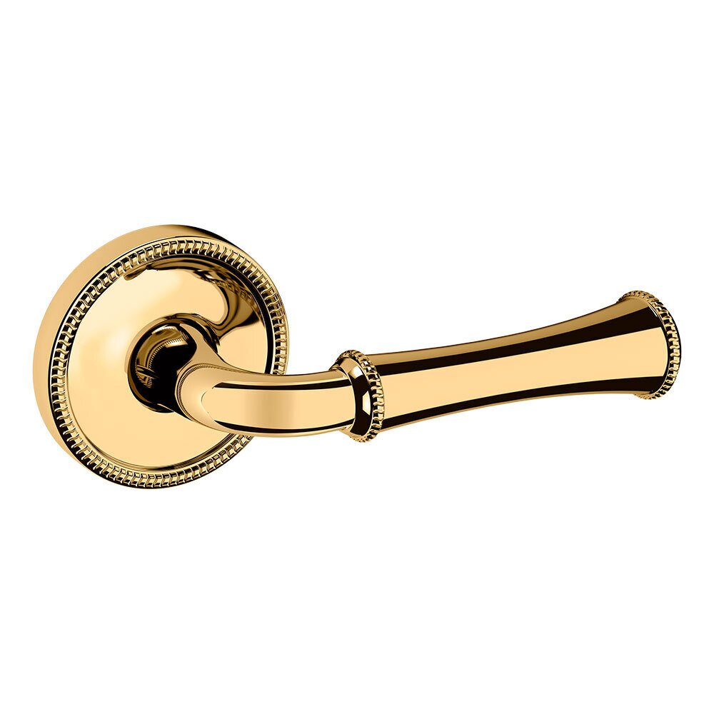 Passage 5118 Estate Lever with 5076 Rose in Lifetime Pvd Polished Brass