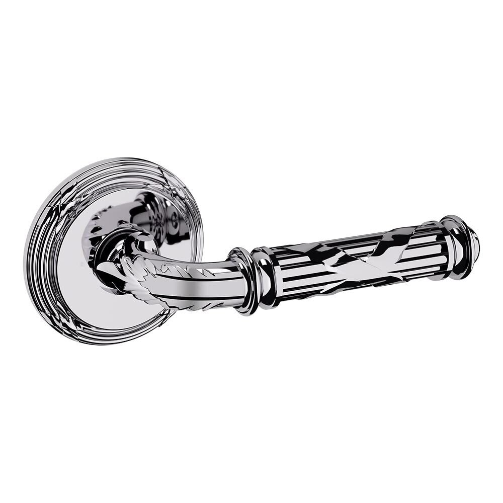 Dummy Set 5122 Estate Lever with 5021 Rose in Polished Chrome