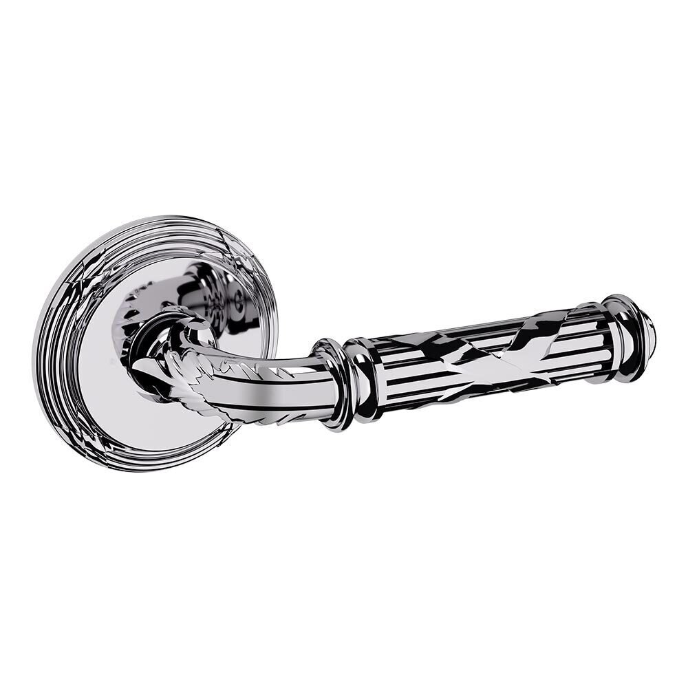 Passage 5122 Estate Lever with 5021 Rose in Polished Chrome