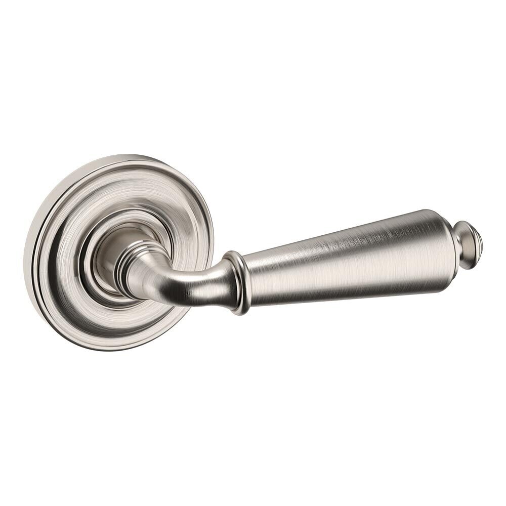 Dummy Set 5125 Estate Lever with 5048 Rose in Lifetime Pvd Satin Nickel