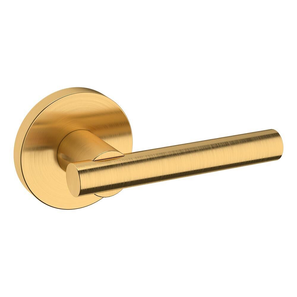 Single Dummy Right Handed 5137 Estate Lever with 5046 Rose in PVD Lifetime Satin Brass