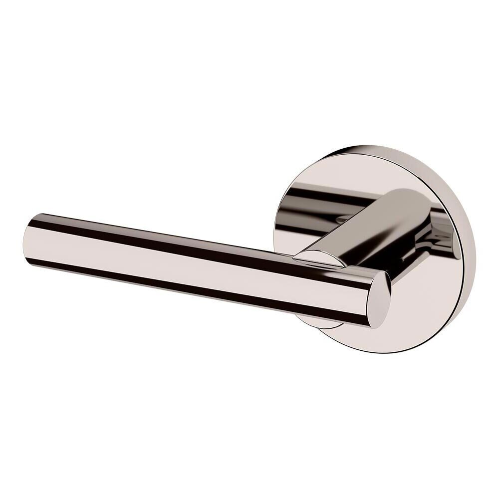 Single Dummy Left Handed 5137 Estate Lever with 5046 Rose in Lifetime Pvd Polished Nickel