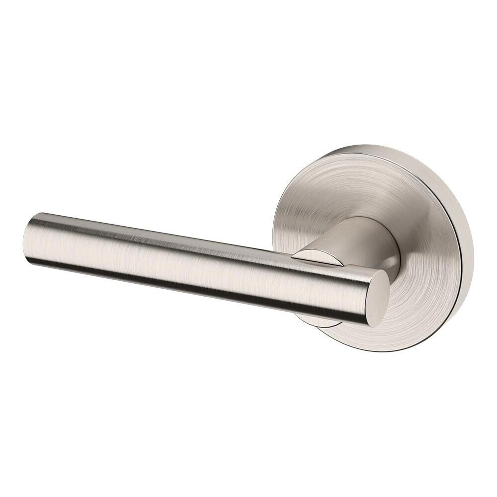 Single Dummy Left Handed 5137 Estate Lever with 5046 Rose in Lifetime Pvd Satin Nickel