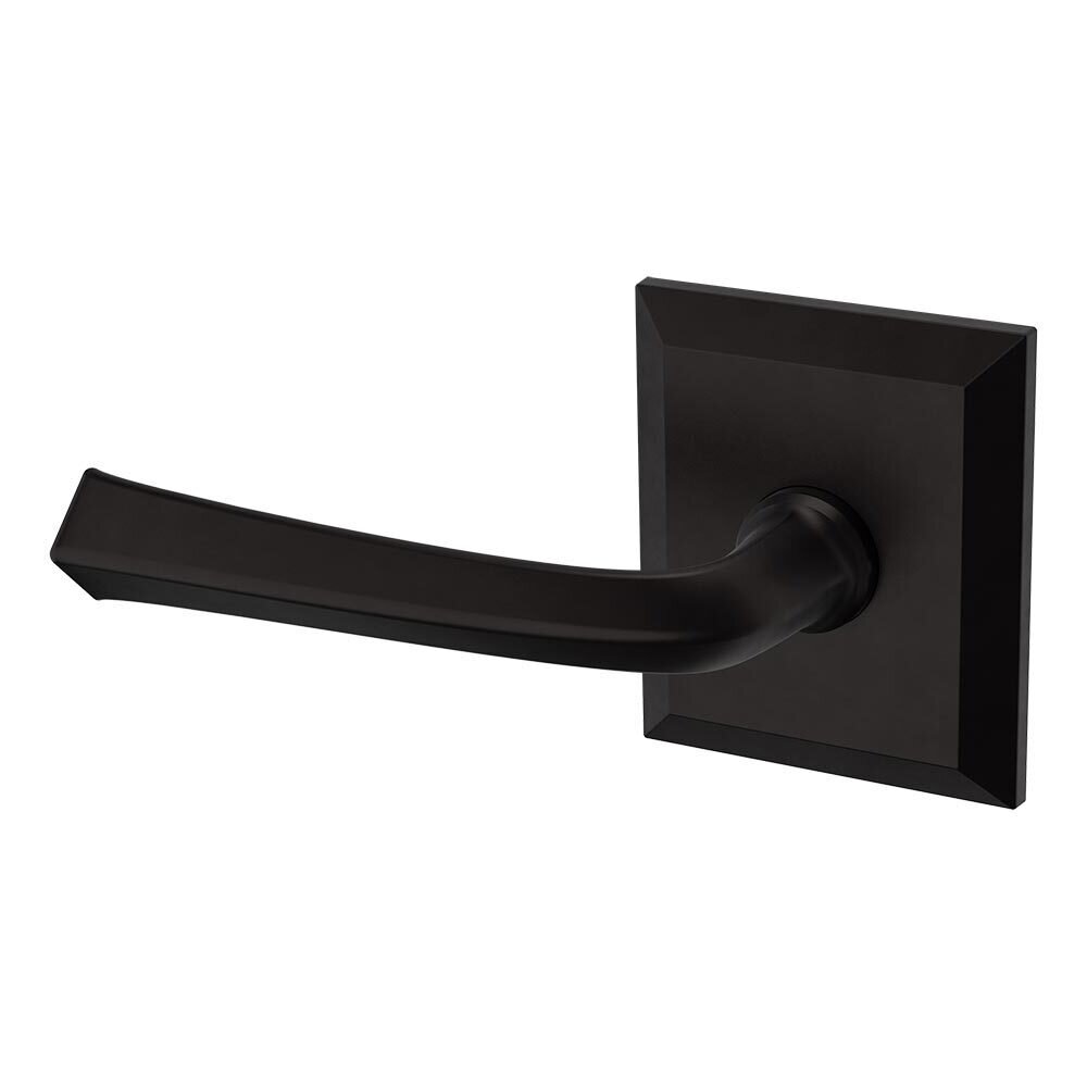 Single Dummy Left Handed 5141 Estate Lever with R033 Rose in Oil Rubbed Bronze